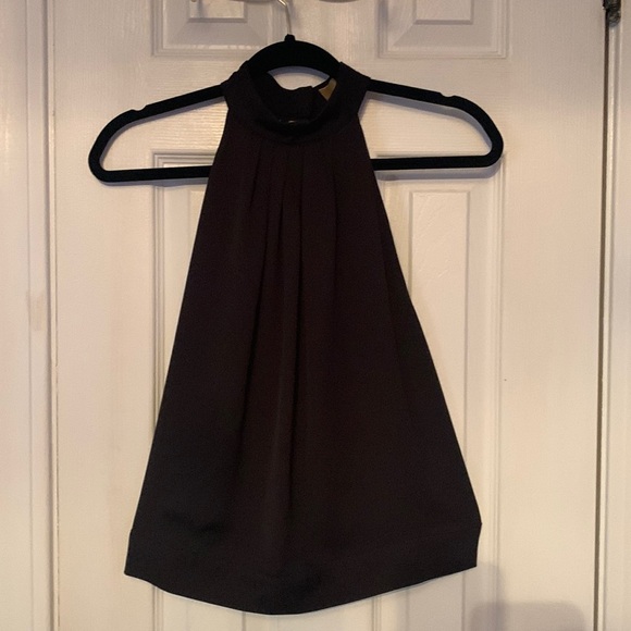 H&M Backless Black Top Size 6 #510 - Picture 1 of 7